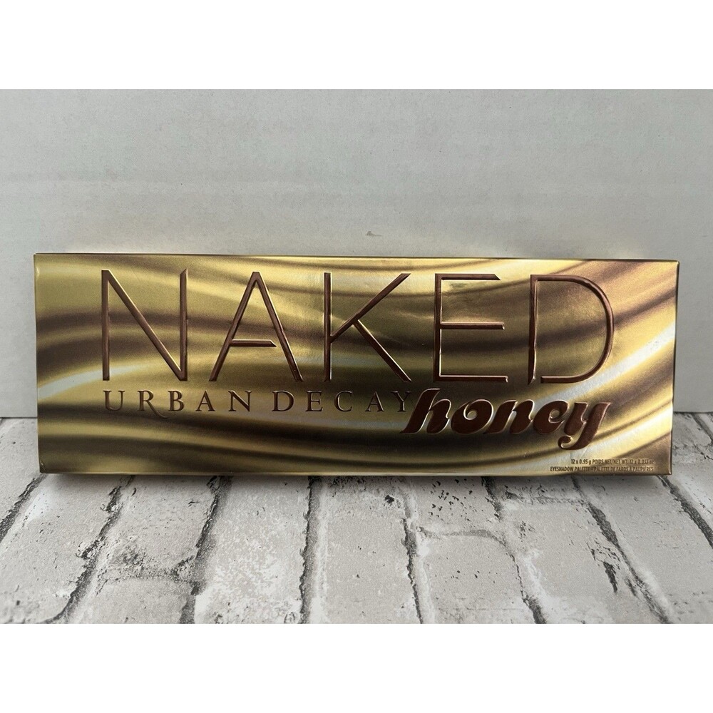 Urban Decay Naked Honey Eyeshadow Palette With Double Ended Brush